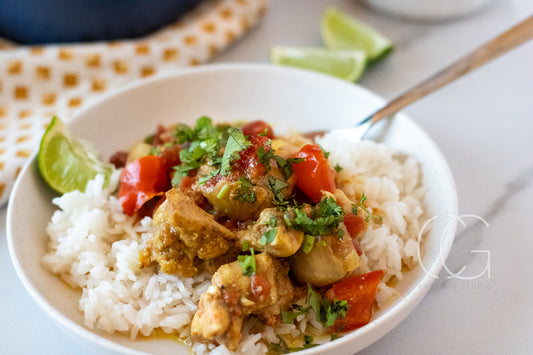 Crockpot Red Curry Coconut Chicken - exclusive